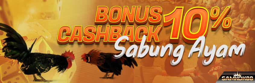 BONUS CASHBACK SABUNG AYAM